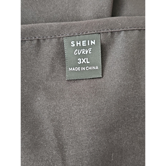 SHEIN VCAY Plus V-neck Knot Cuff Dress 3X - Picture 9 of 11